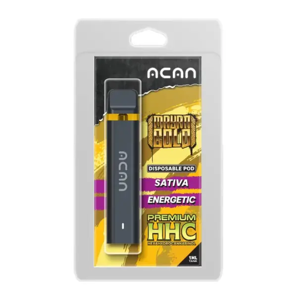 ACAN Gold Premium HHC Vape – 1ml - Afbeelding 2