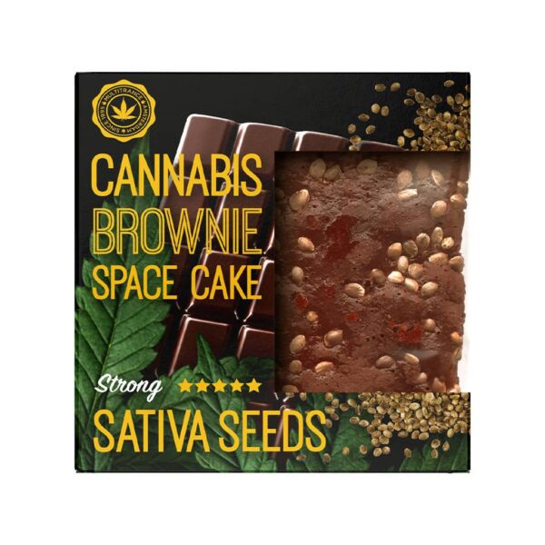 Cannabis Brownie Space Cake – Sativa Seeds