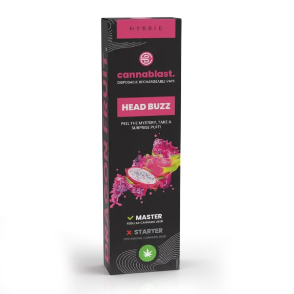 Cannablast Head Buzz Dragon Fruit Vape – 1ml