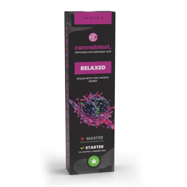 Cannablast Relaxed Blackberry Kush vape – 1ml